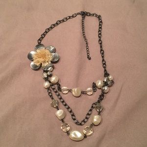 💋Necklace with flower